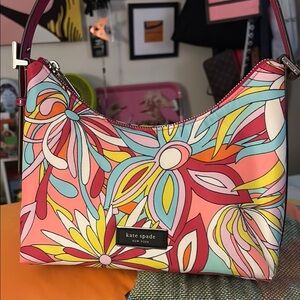 Kate Spade Floral Multicolor Shoulder Bag